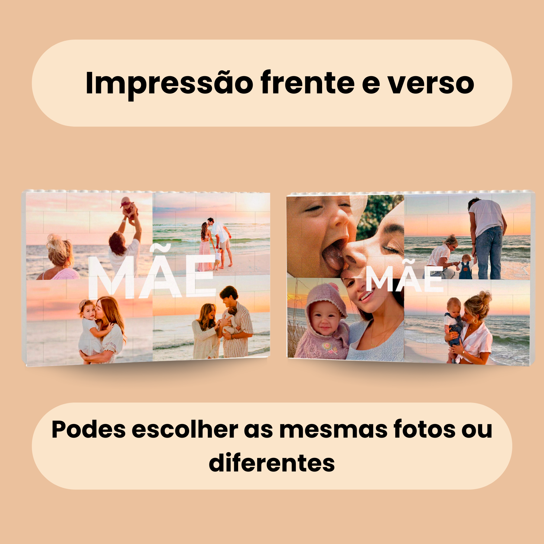 Quebra-cabeças Mãe – 4 fotos