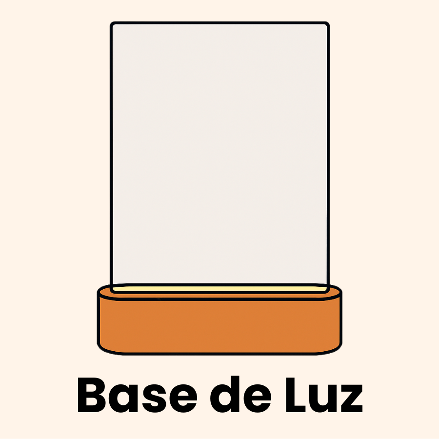Placa con fotos y nota
