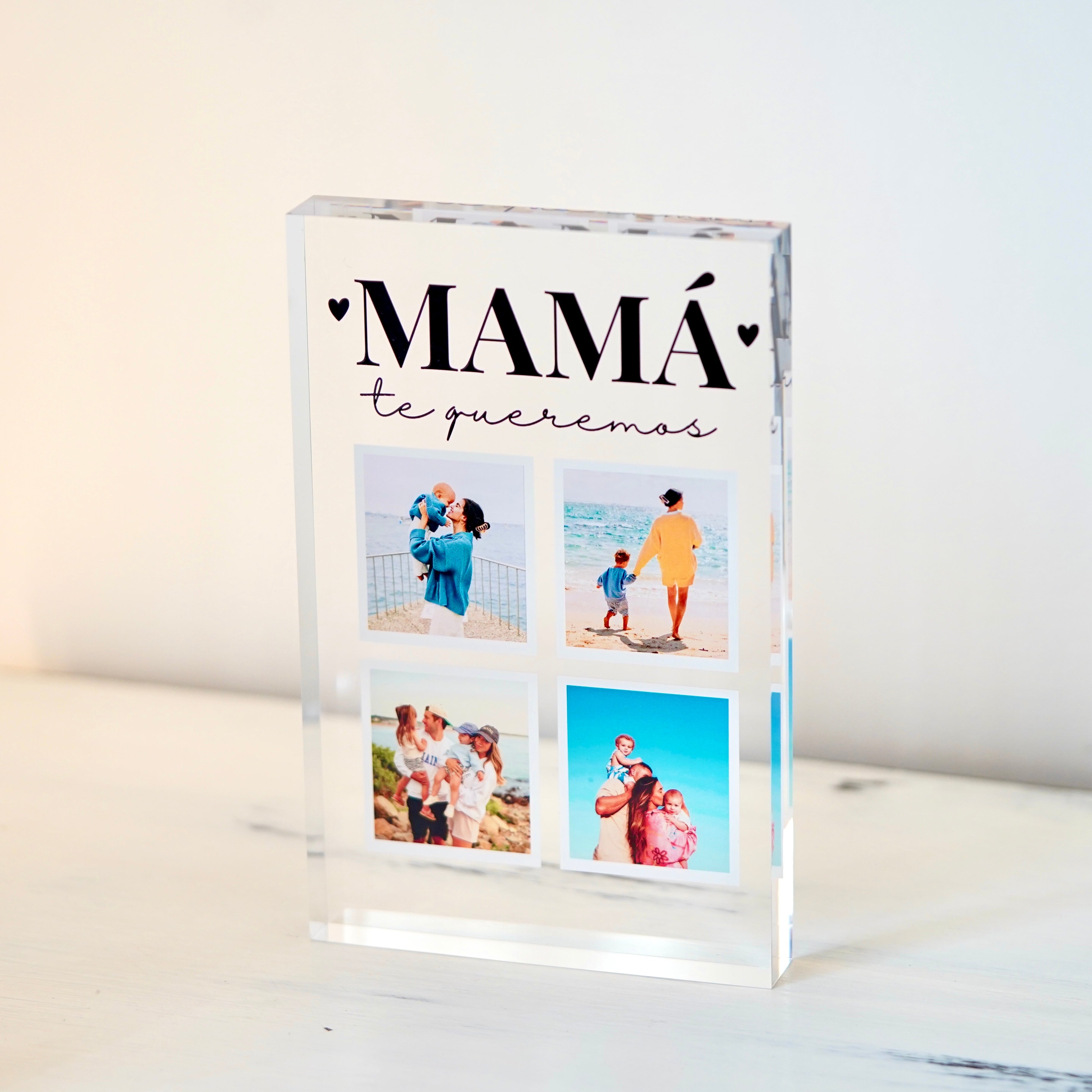 Bloque MAMÁ con 4 fotos y texto