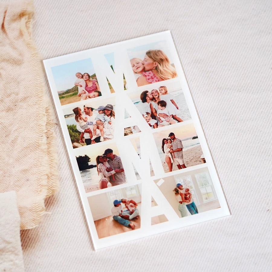 Placa decorativa personalizada, regalo ideal para el Día de la Madre o cumpleaños.