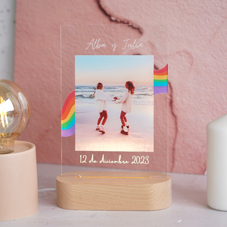 orgullo con nombre y fecha