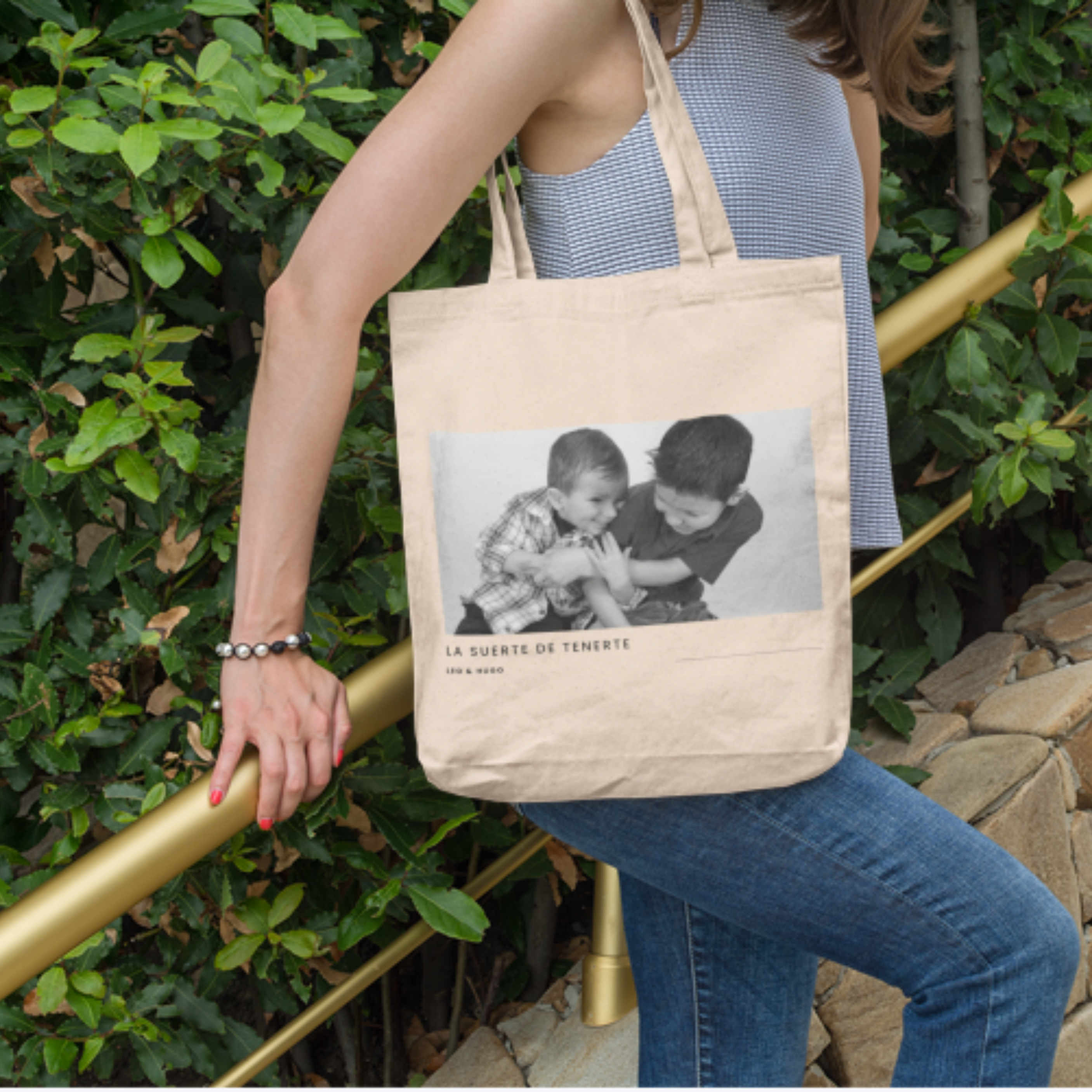 Tote Bag Foto en blanco y negro