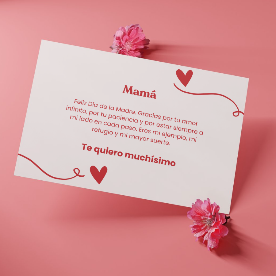 Cartão de corações