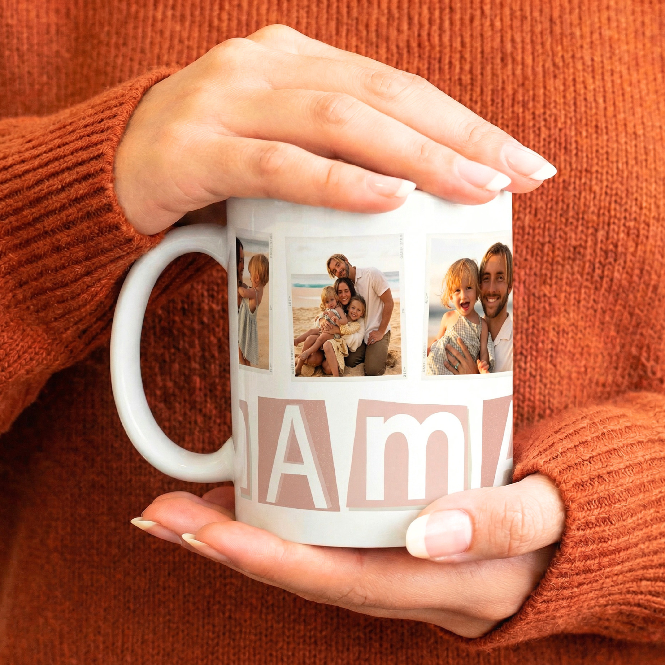 Taza 3 Fotos y Mamá