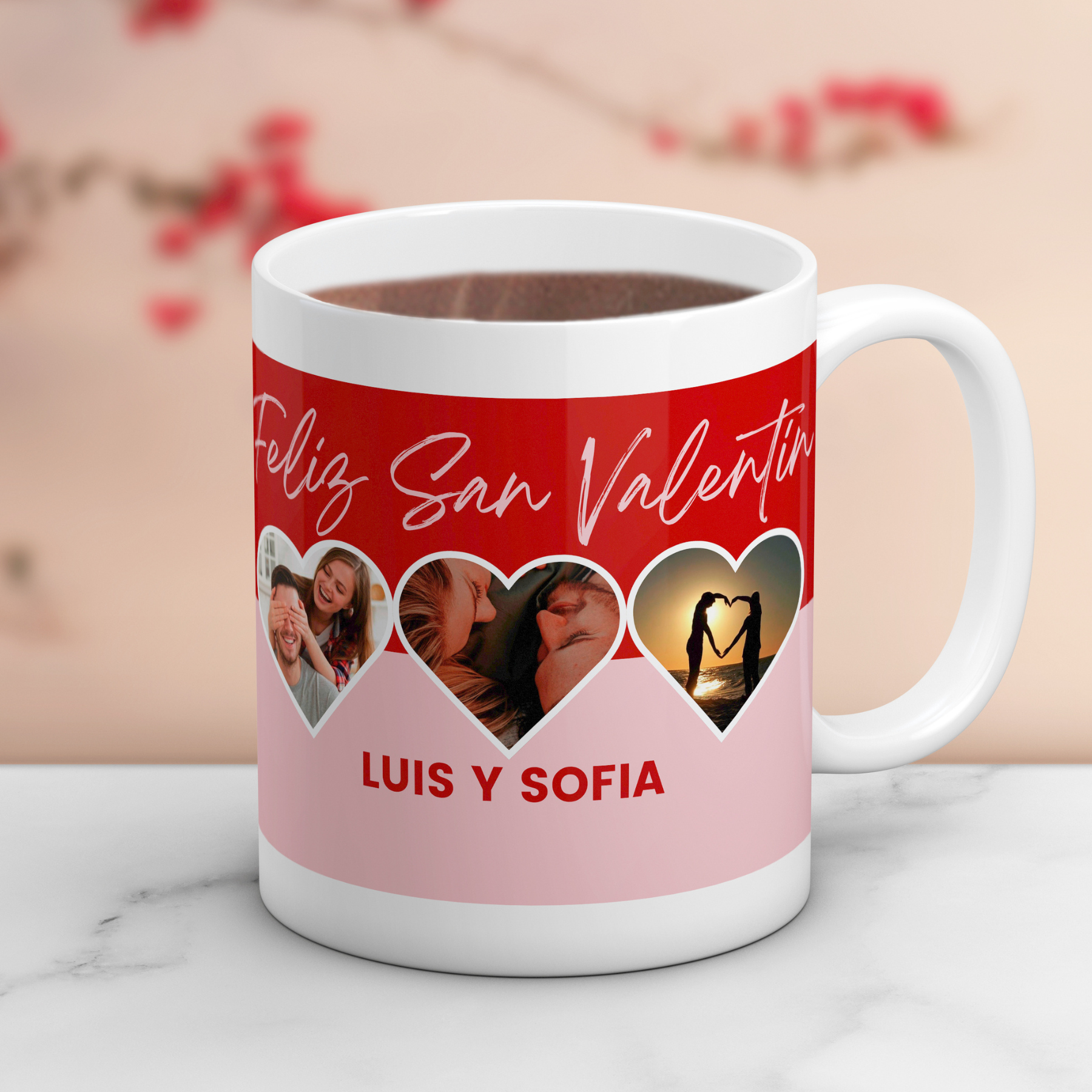 Taza Parejas Feliz San Valentín