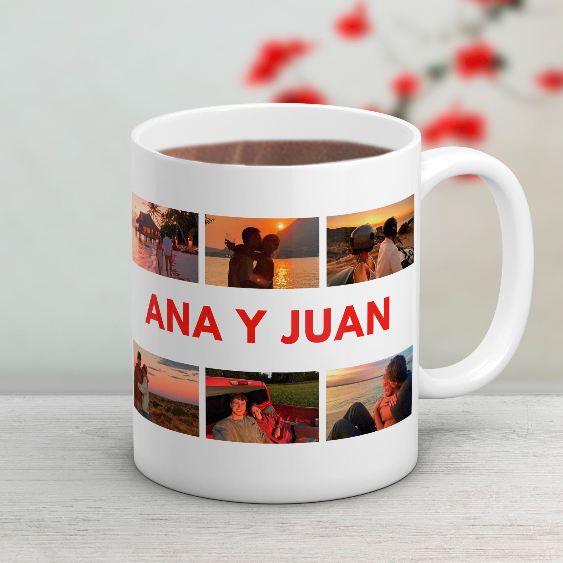 Taza Parejas 6 fotos San Valentín