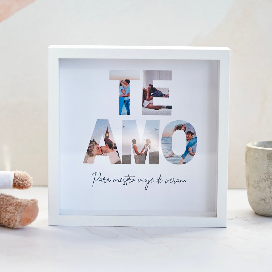 Detalle personalizado para tu pareja, y ahorren juntos y así cumplan sus sueños.