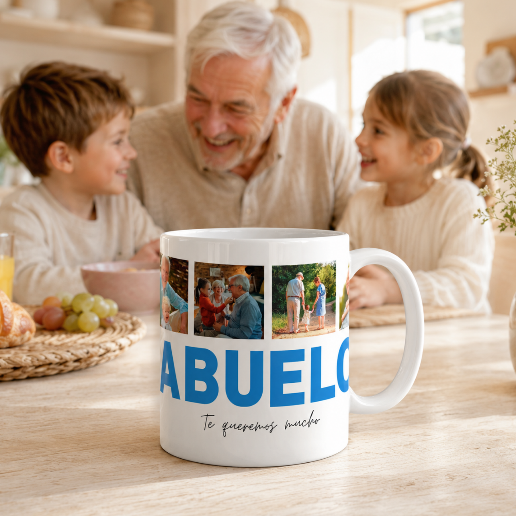 Taza ABUELO con 4 Fotos