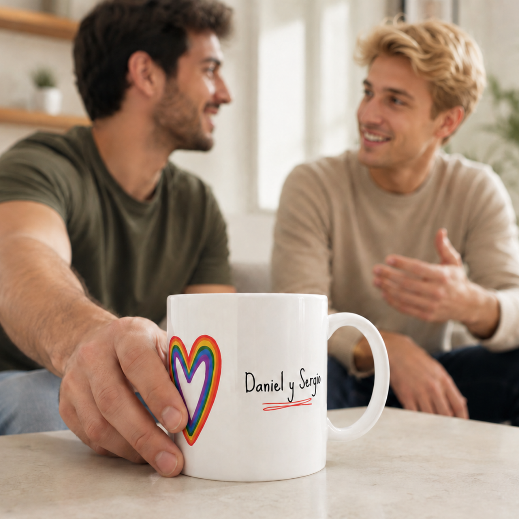 Taza Corazón Arcoíris Orgullo