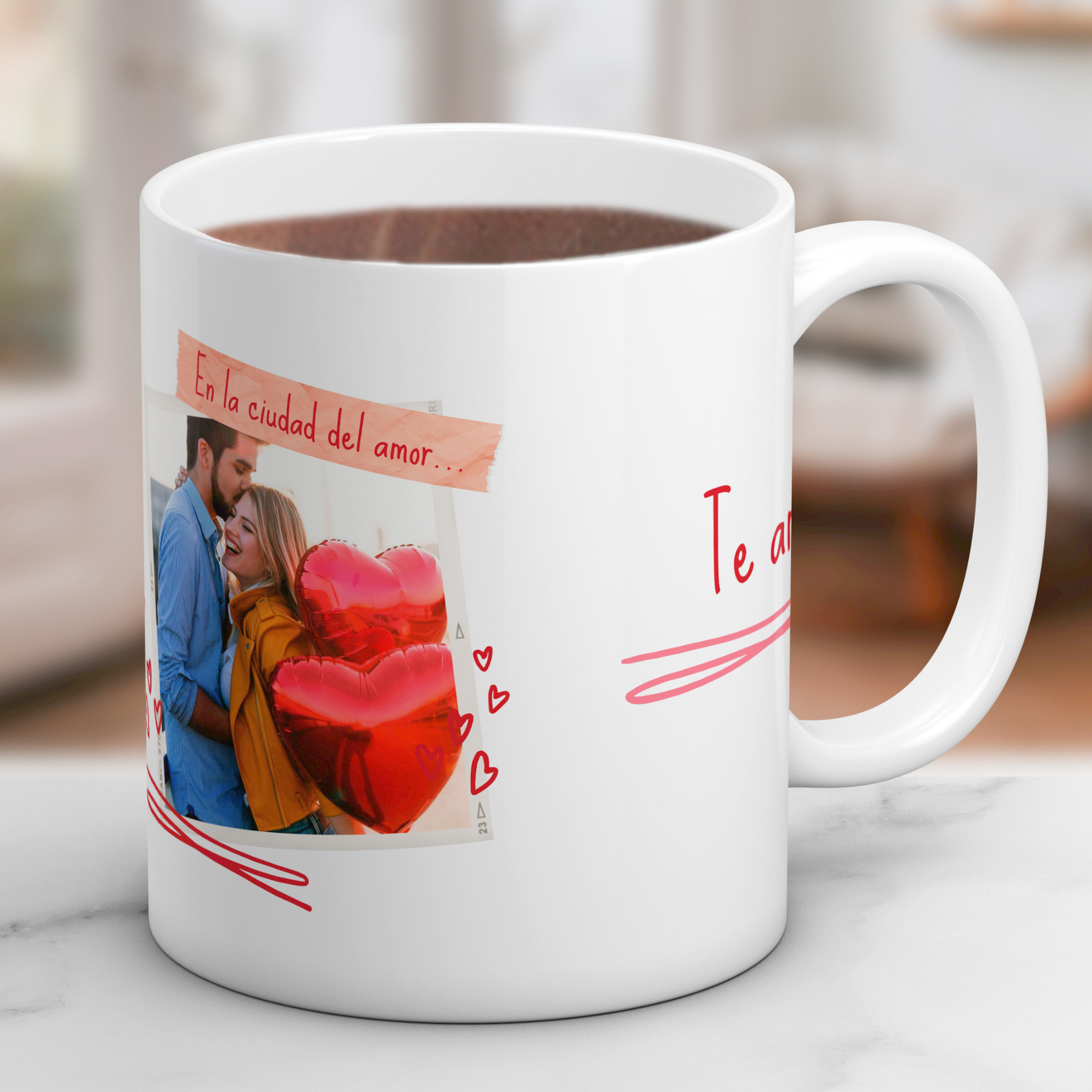 Caneca "Na Cidade do Amor"