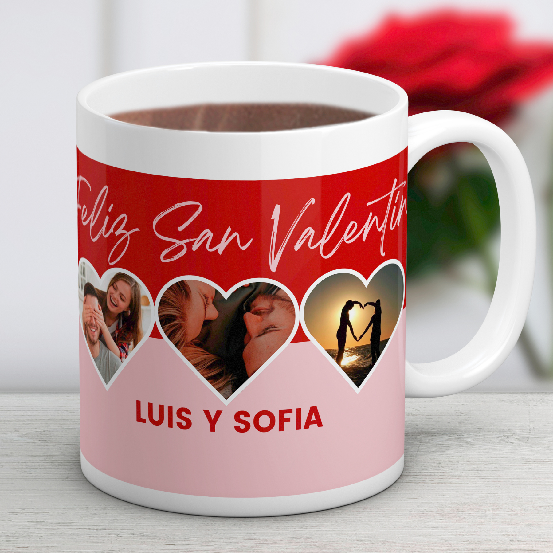 Taza Parejas Feliz San Valentín