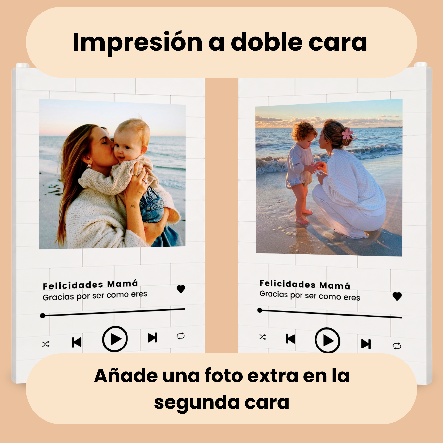 Puzzle Personalizado Mamá diseño Spotify