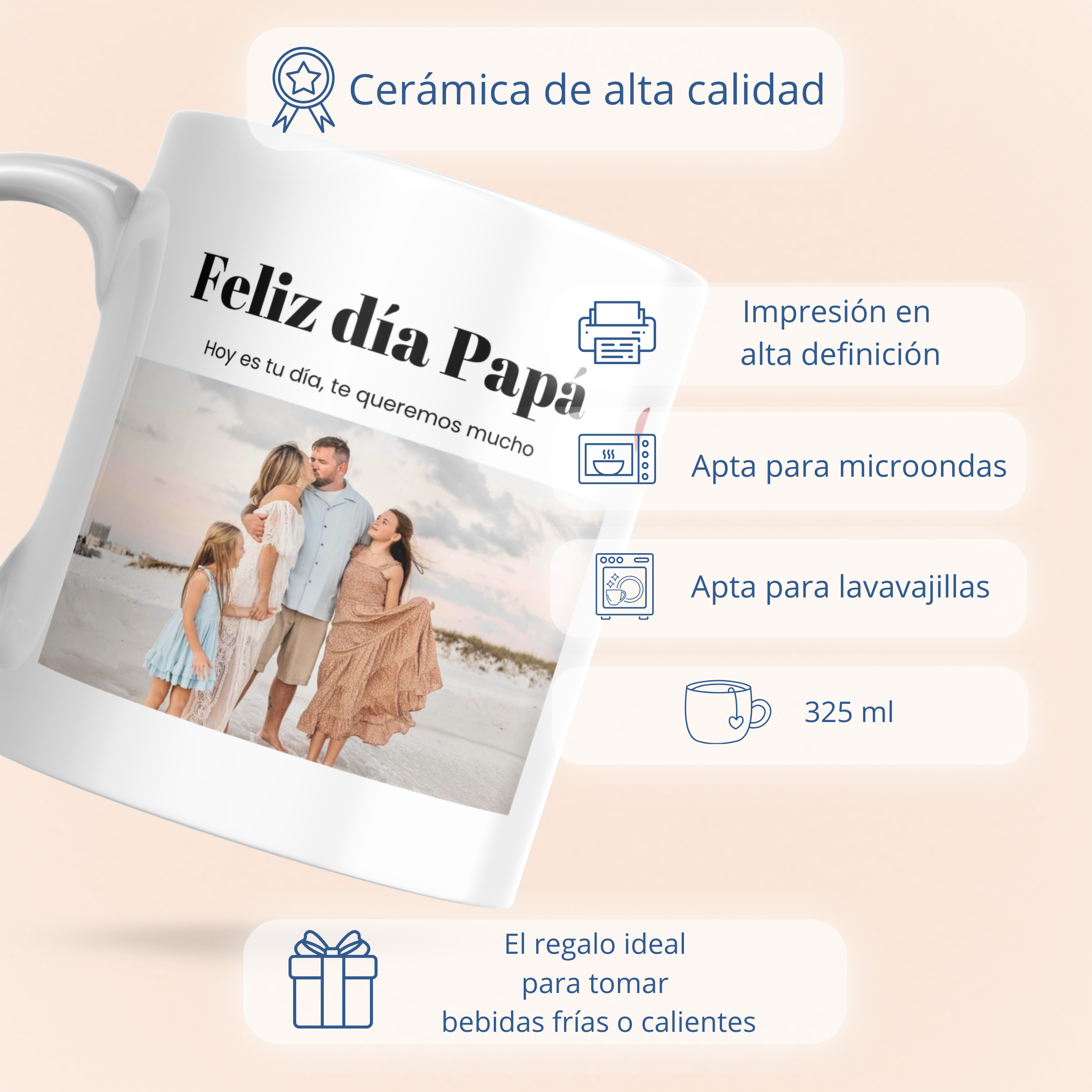 Caneca Pai foto completa