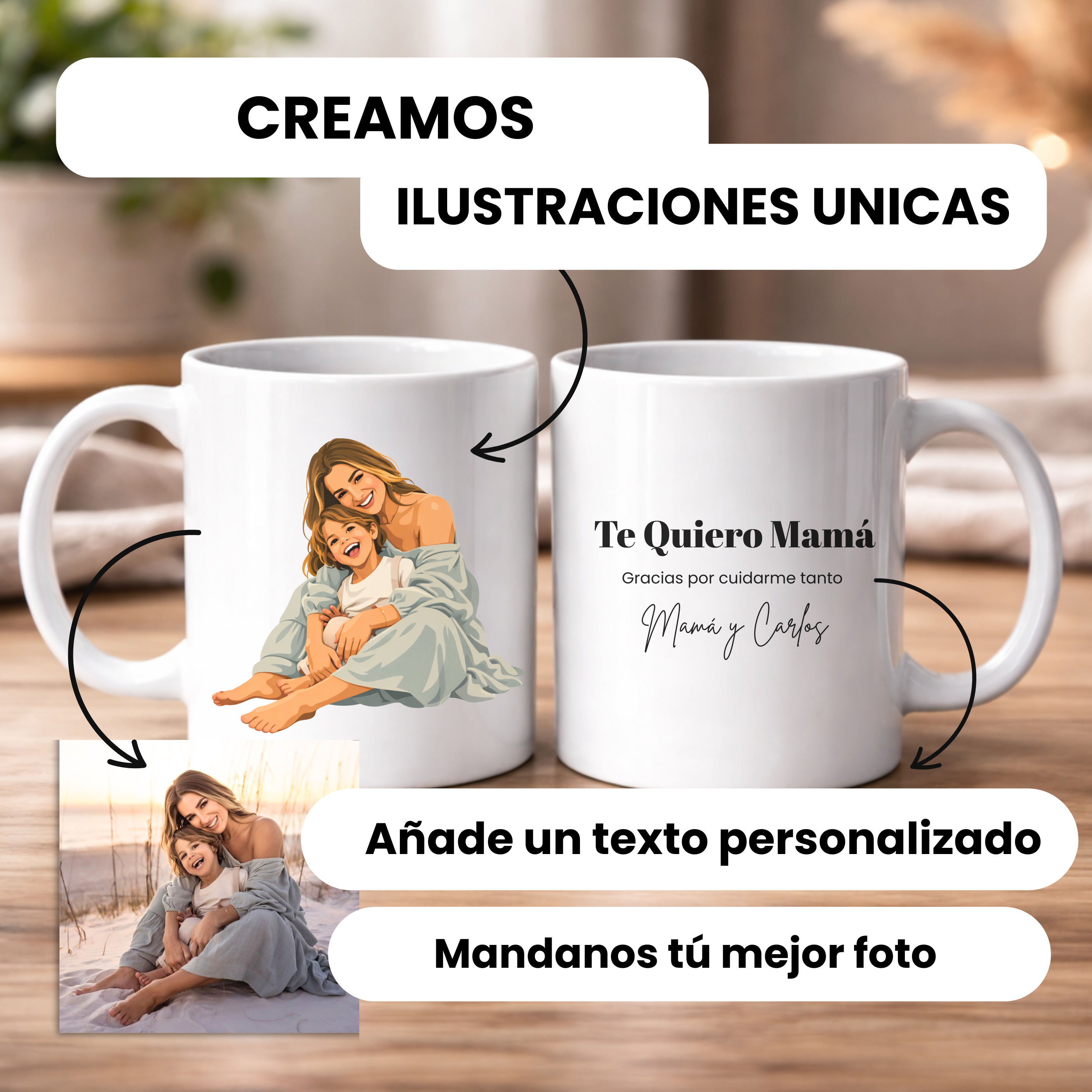 Taza Ilustración personalizada