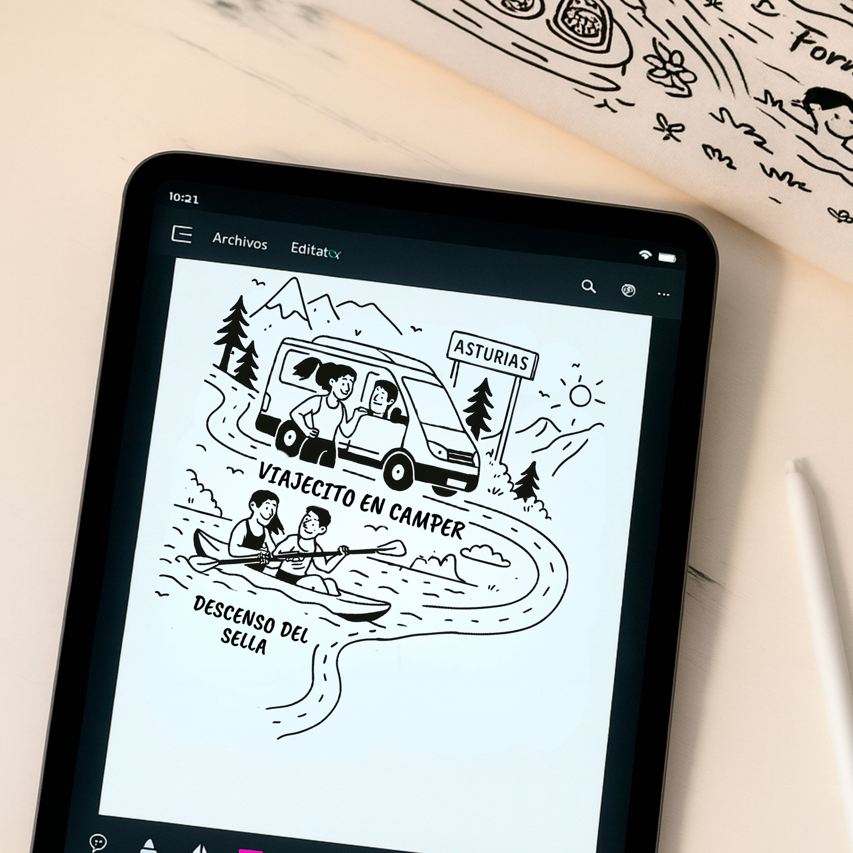 Lienzo Mapa Nuestra Historia