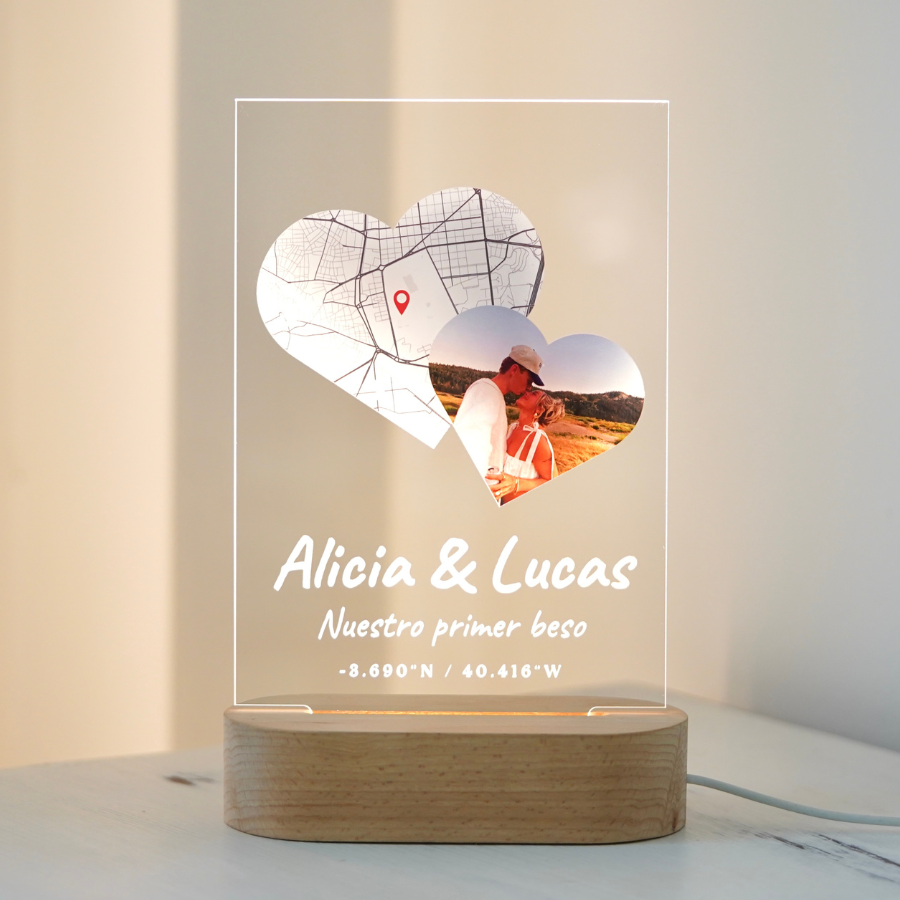 Regala recuerdos a tu persona favorita con esta lampara personalizada