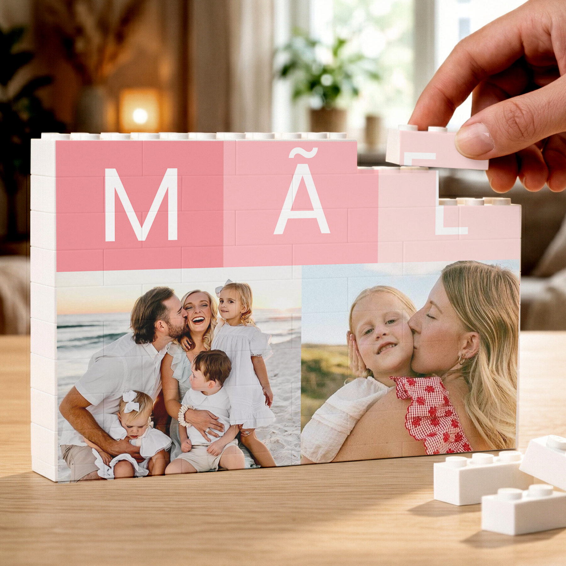 Quebra-cabeças Mae Quadrati Rosa