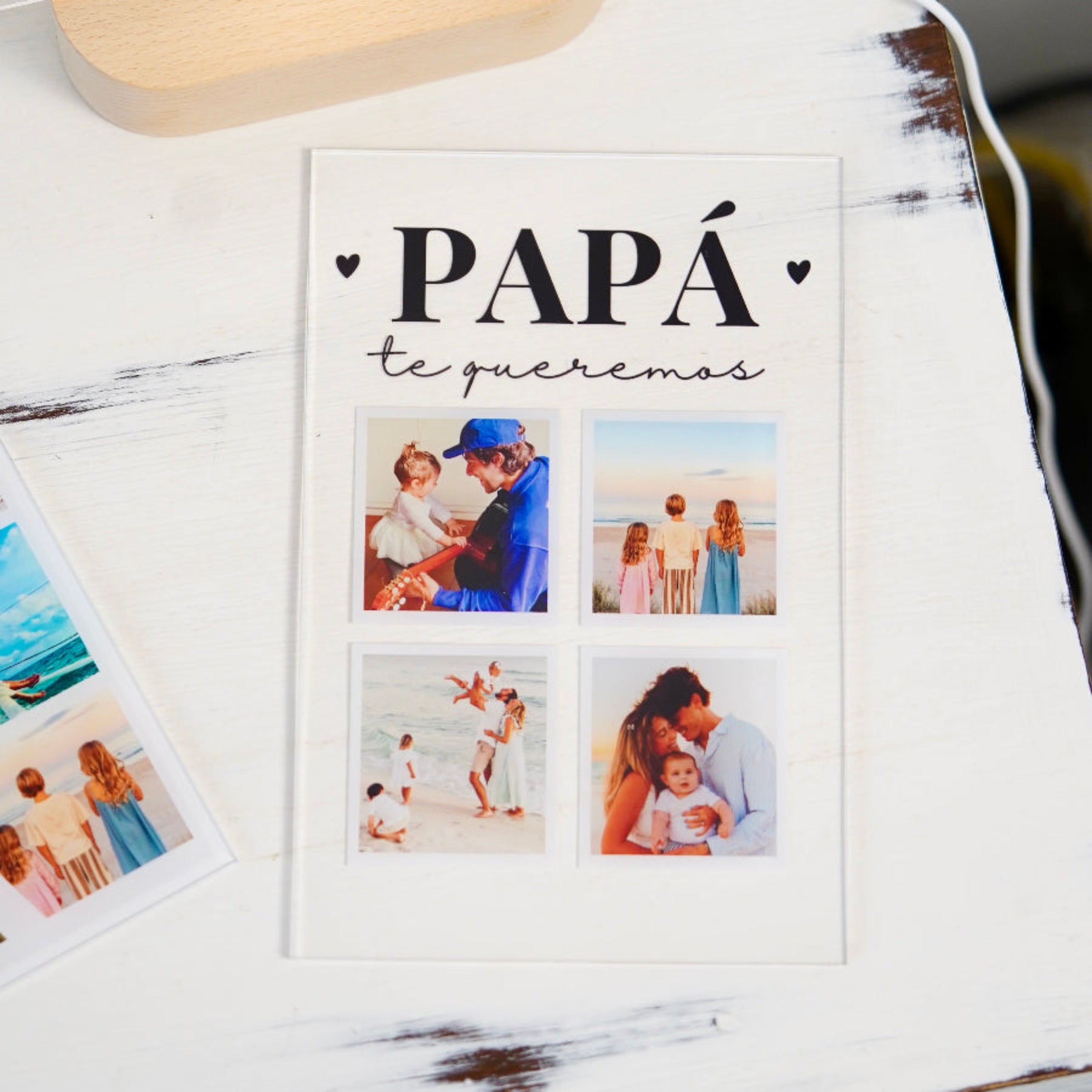Diseño de 4 fotos personalizados.