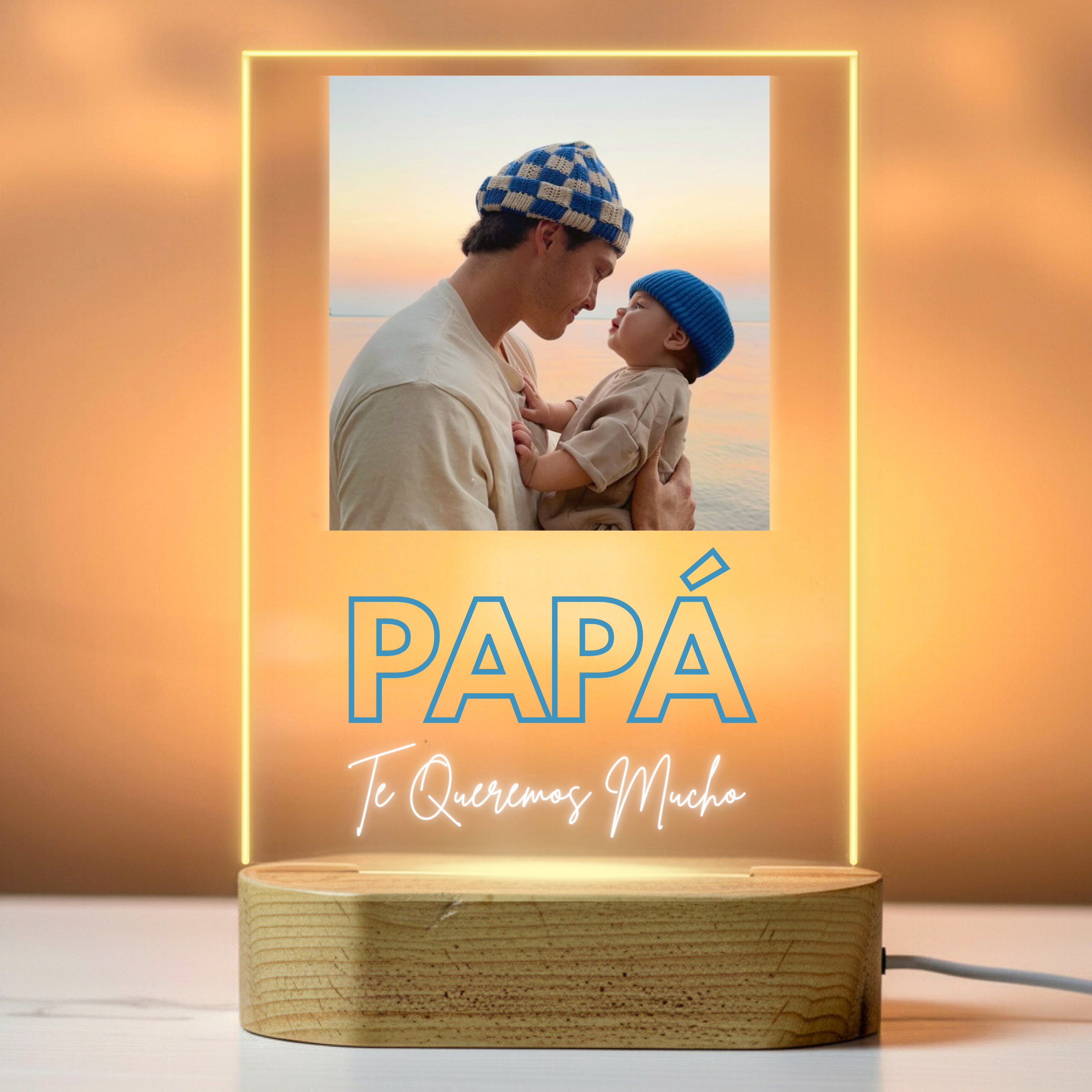 Colagem de crachás DAD com 8 fotos