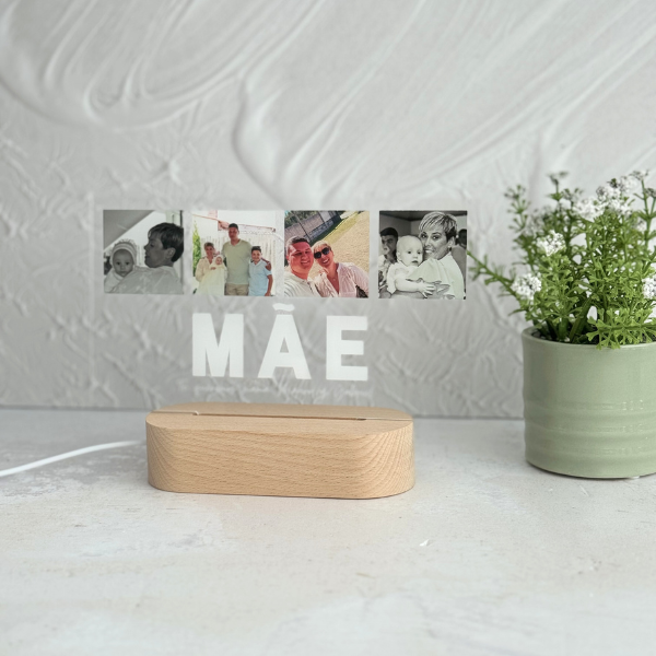 Lámpada Mãe abaixo e 4 fotos acima PT