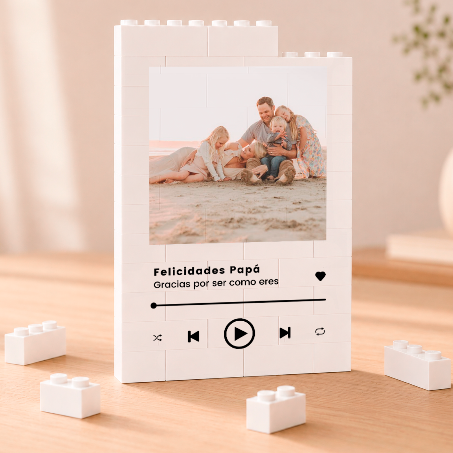 Puzzle Personalizado Papá diseño Spotify
