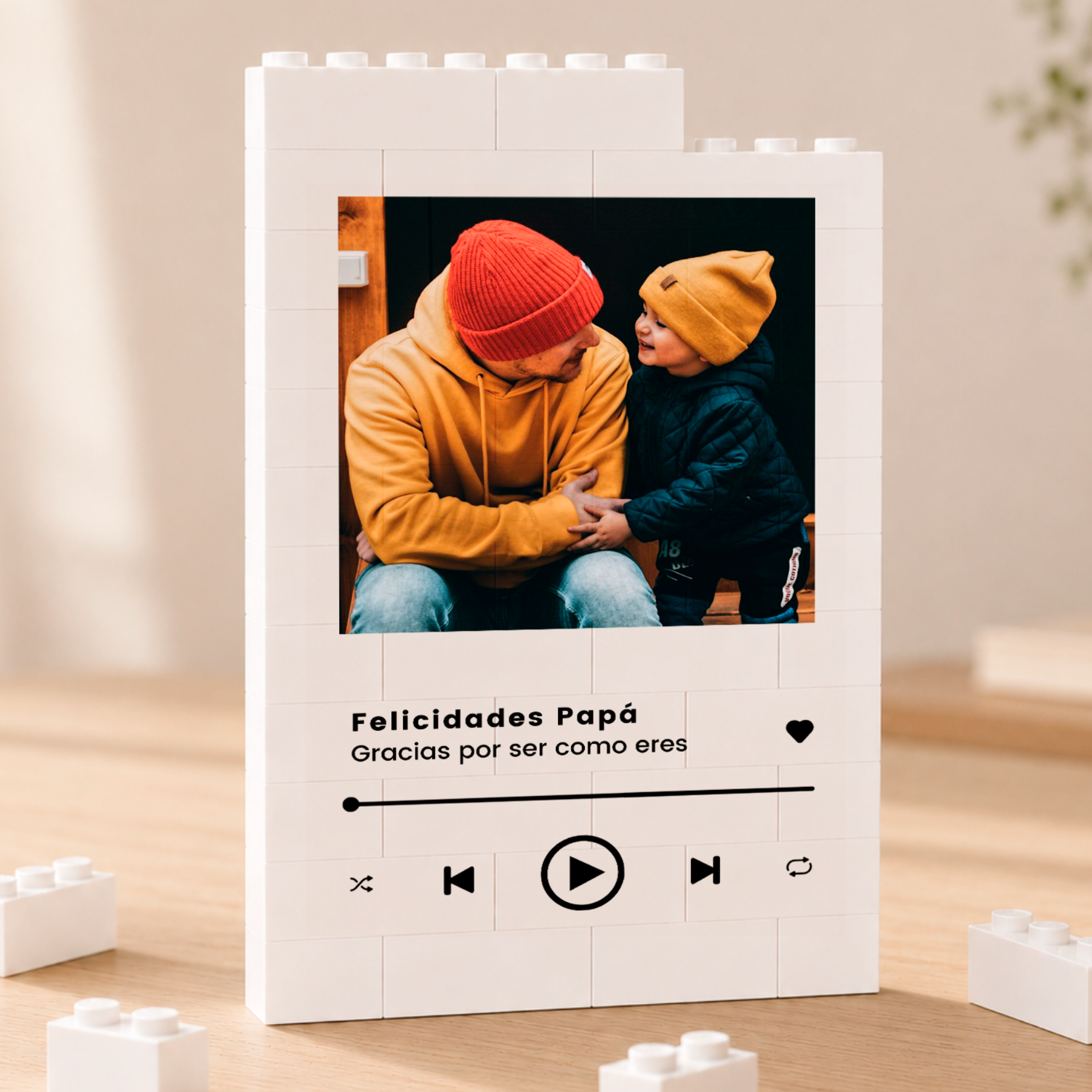 Puzzle Personalizado Papá diseño Spotify