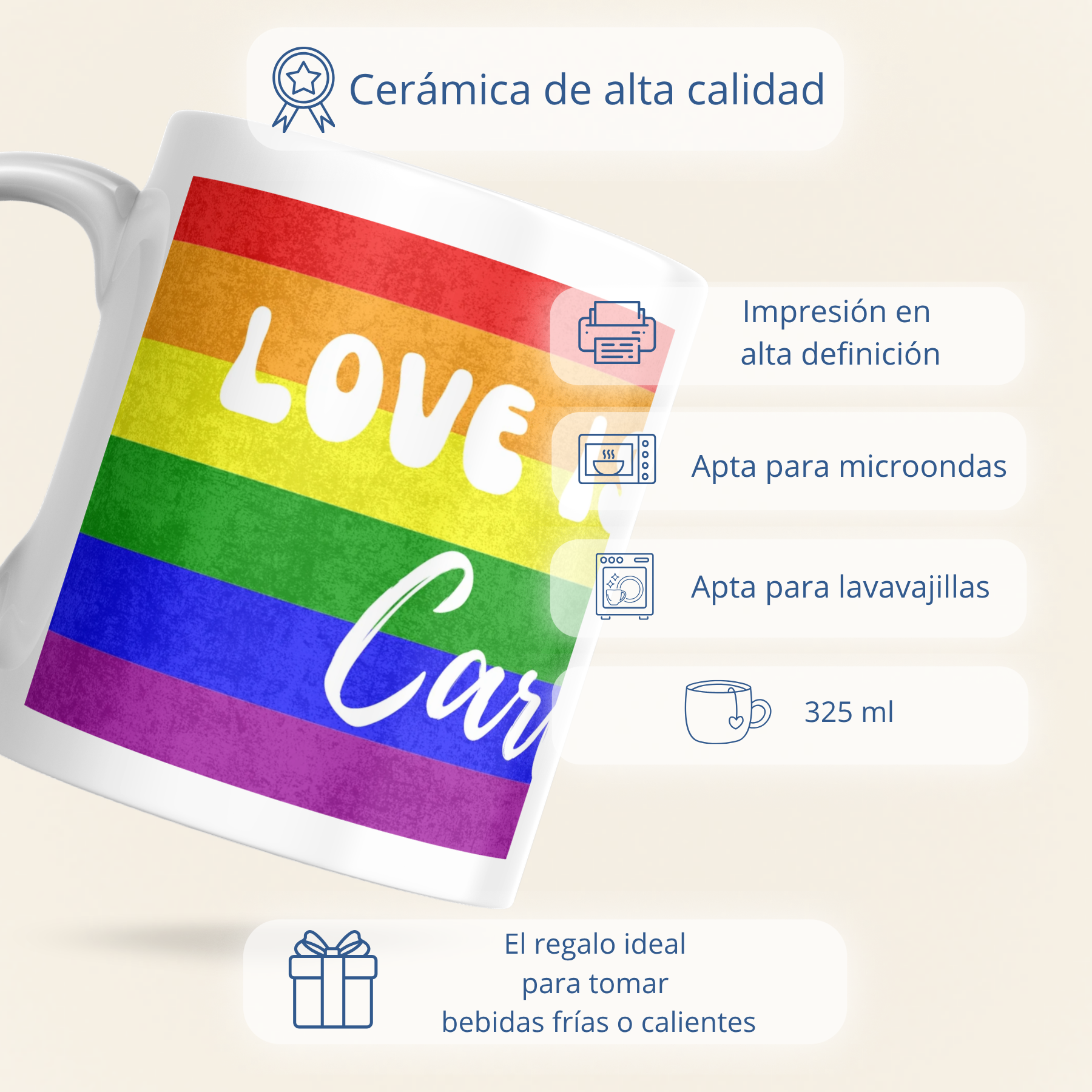 Taza Bandera LGTBI