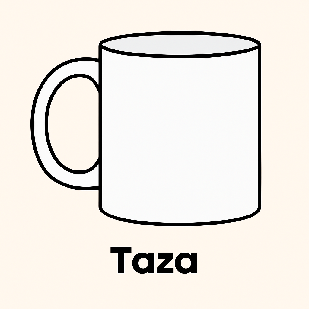 Taza "PAPÁ" collage con 4 fotos