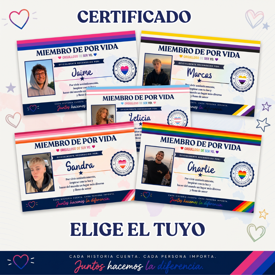 Carnet Pride Personalizado LGTBI con Foto, Nombre y Mensaje