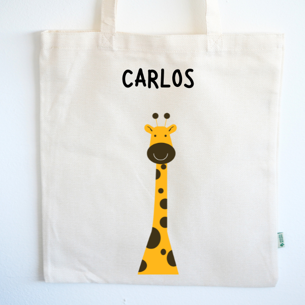 Tote Bag Animal y Nombre