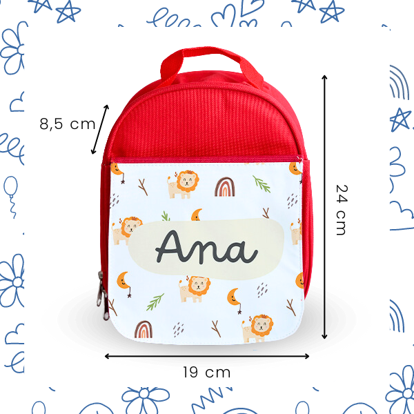 Mochila Isotérmica leones con nombre