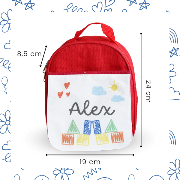 Mochila Isotérmica dibujos con nombre