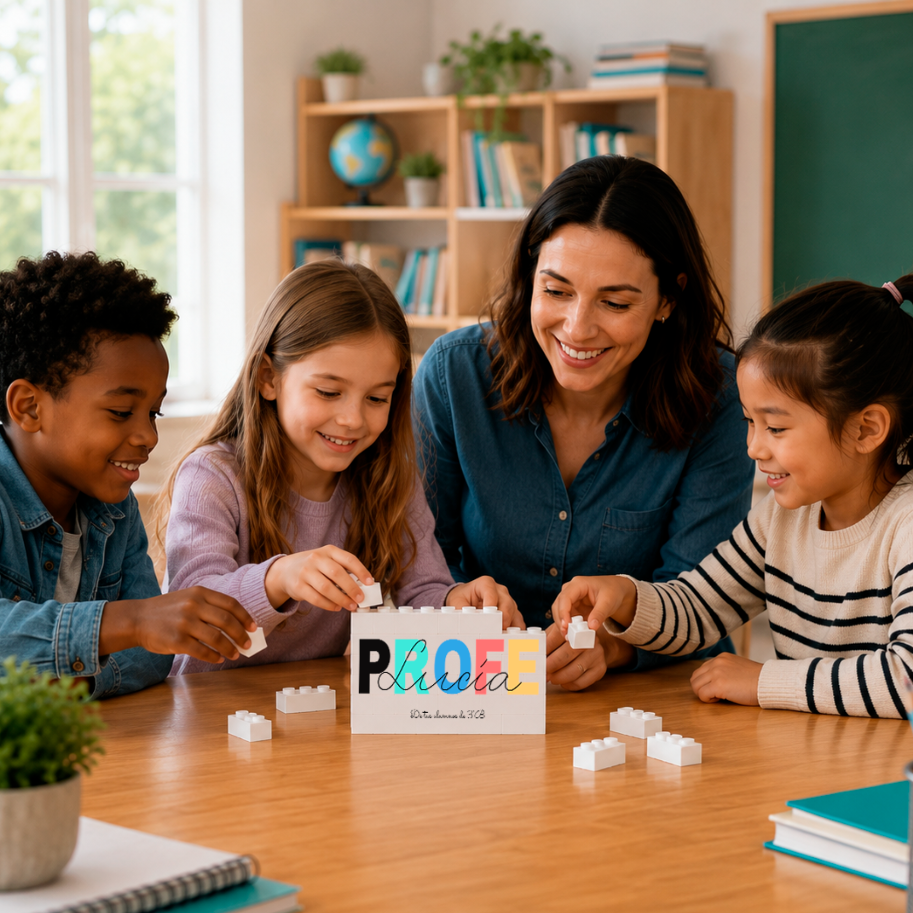 Puzzle Personalizado Profe con Texto