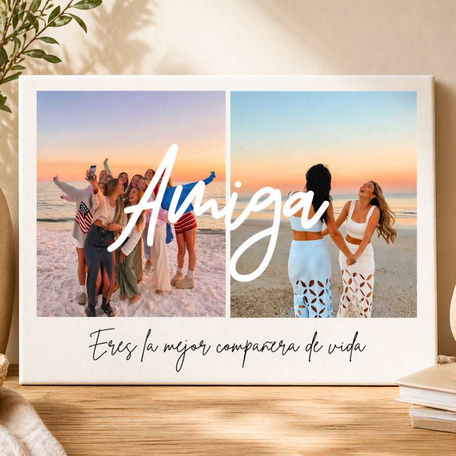 Lienzo personalizado, regalo ideal para amigos, regalo original, cuadro decorativo