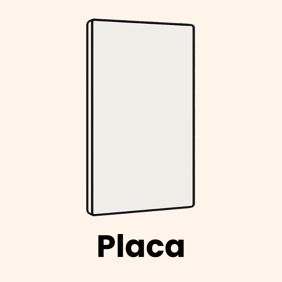 Placa Mapa Corazón