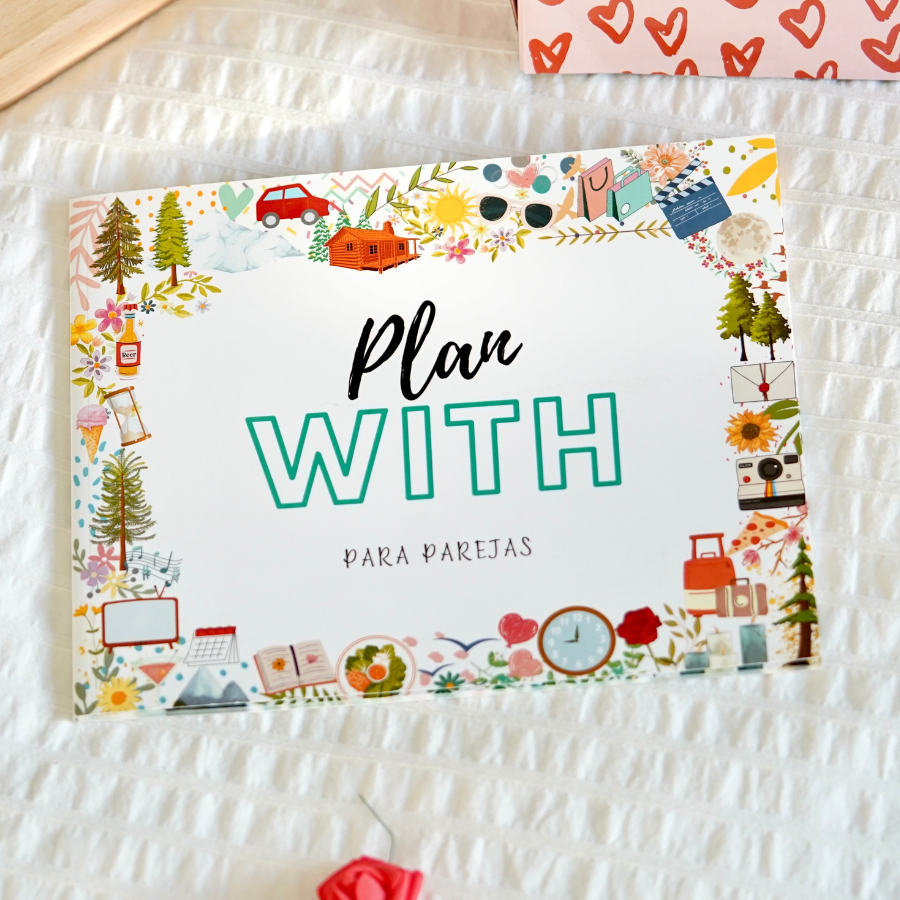 Plan With 50 planes sorpresa para hacer en pareja. Álbum de fotos inolvidable. El mejor regalo. Crea recuerdos inolvidables.Planes en pareja | Idea de regalo | Libro de retos en pareja | Planes divertidos en pareja | Regalos para mi novia | Qué hacer con mi pareja | Cristal Plaque