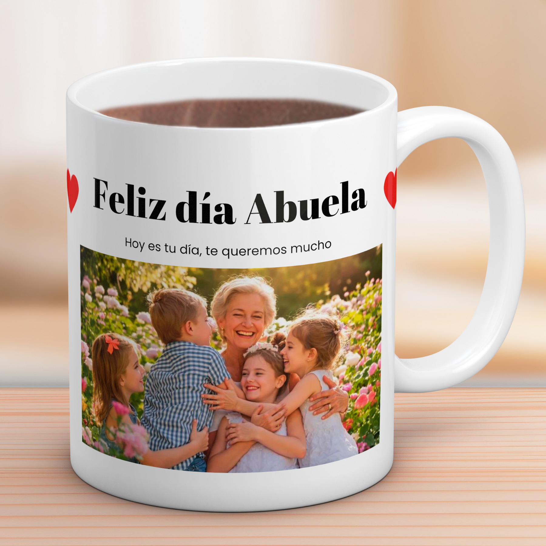 Taza Feliz Día Abuela con Foto
