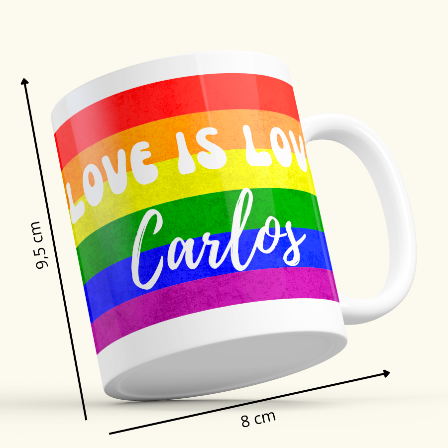 taza personalizada día del orgullo, regalo original