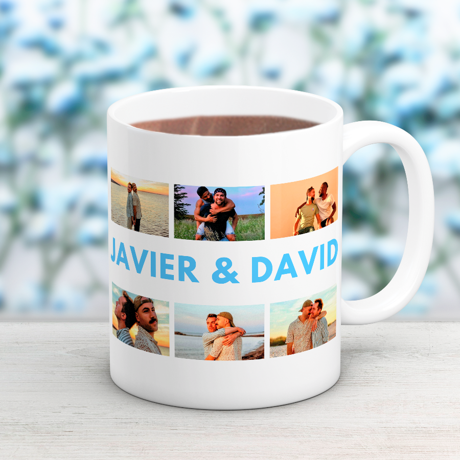 Taza 6 Fotos LGTBI, ¿Buscas un regalo original para el día del orgullo? 🎁 Descubre nuestras tazas personalizadas para tu persona favorita: especiales, emotivas y listas en 48h. ¡Enamorarás!
