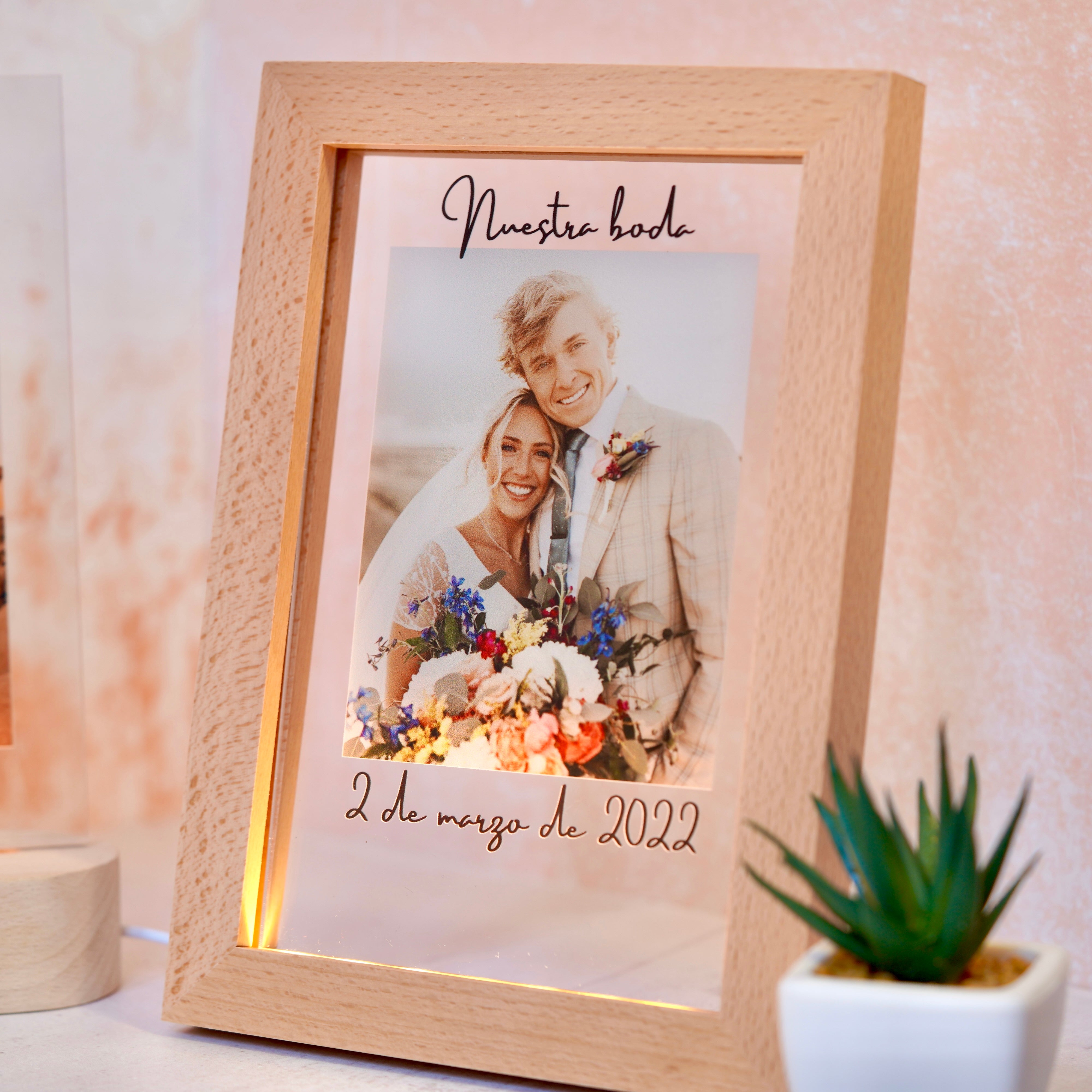 Regalo original personalizado | Cristal Plaque | Ideas de regalo | Placa de cristal con fotos | Regalo aniversario | Marco con foto personalizado | Que regalar a mi novio | Regalos para mi novia