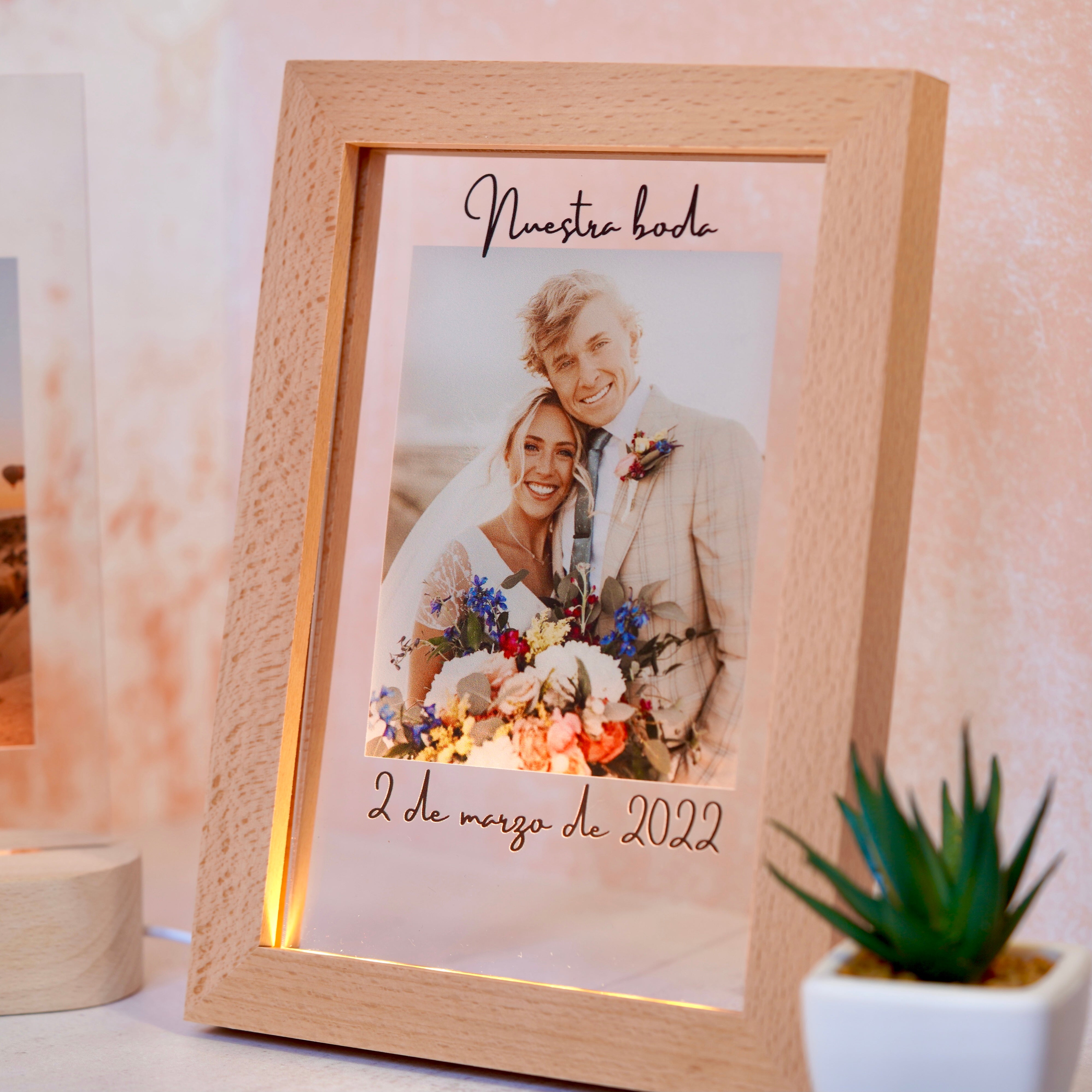 Regalo original personalizado | Cristal Plaque | Ideas de regalo | Lámpara con foto personalizada | Regalo aniversario | Marco con foto personalizado | Que regalar a mi novio | Regalos para mi novia