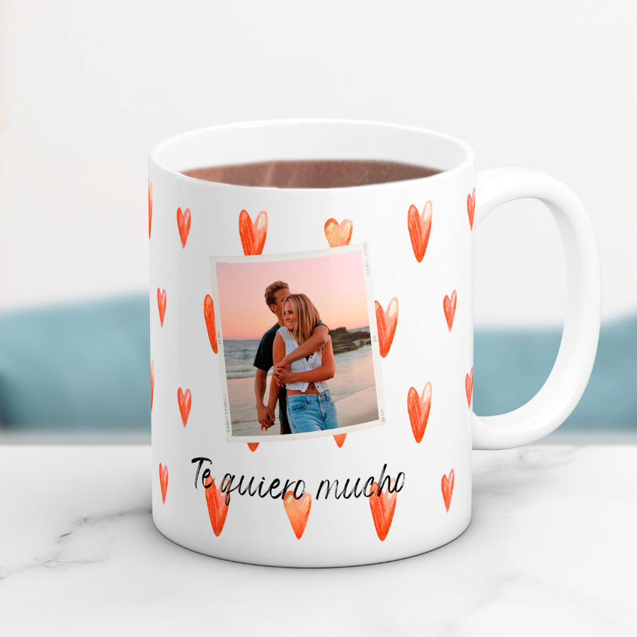 Taza personalizada "TE QUIERO MUCHO"