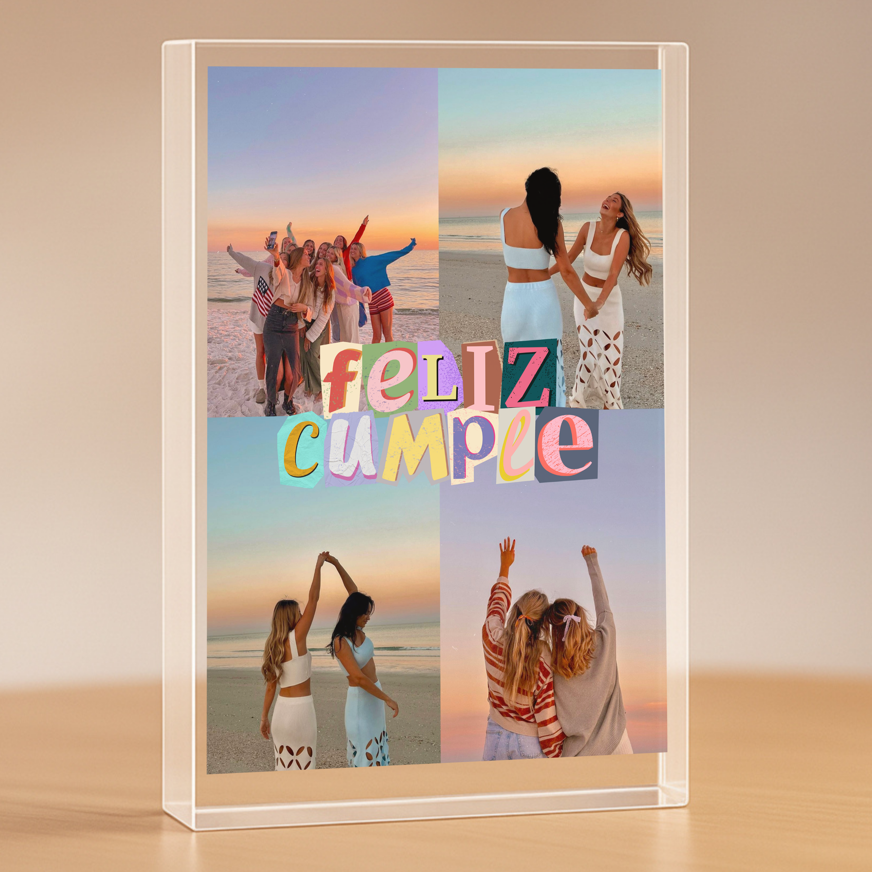 Lámpara Feliz Cumpleaños 4 fotos