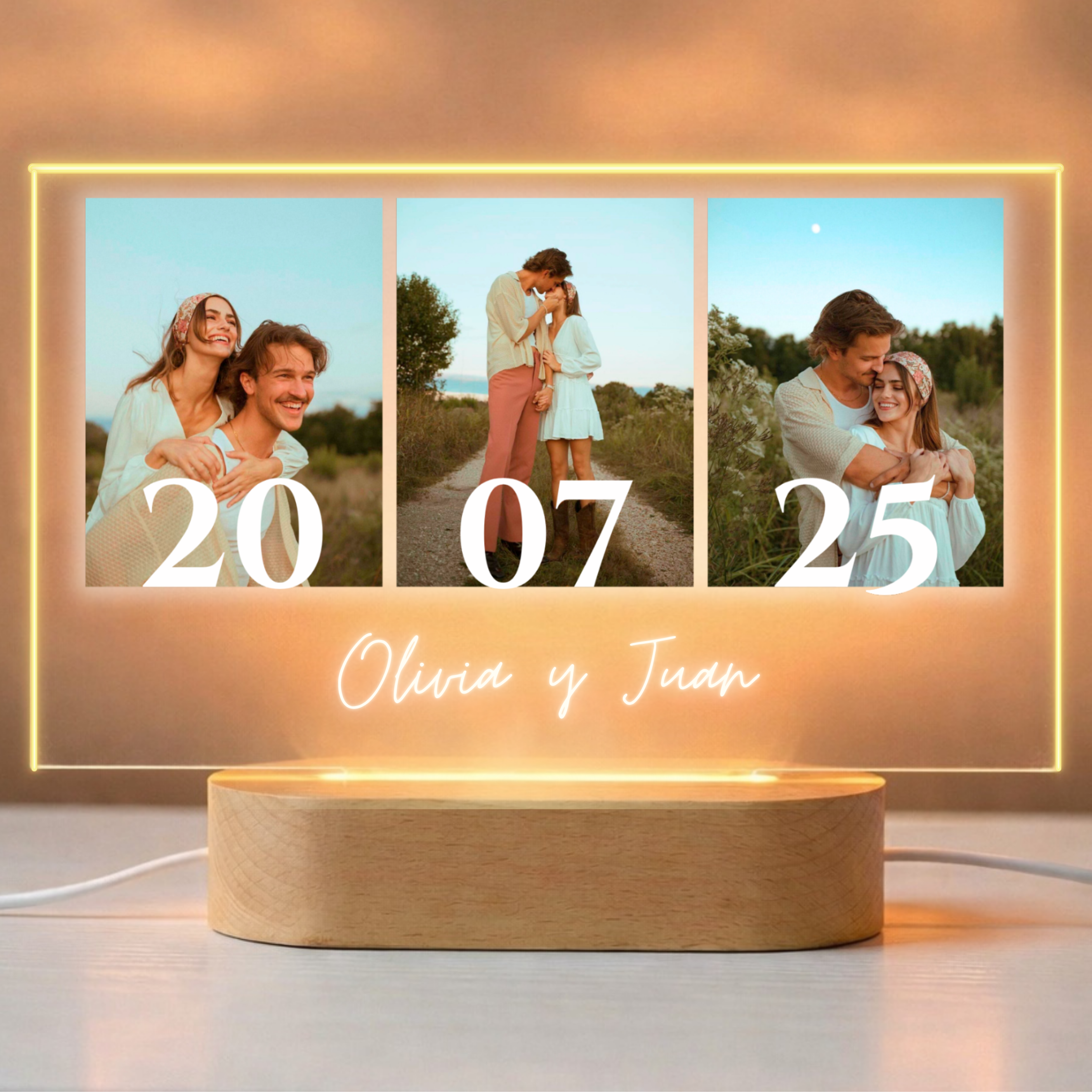 Lámpara Aniversario 3 Fotos