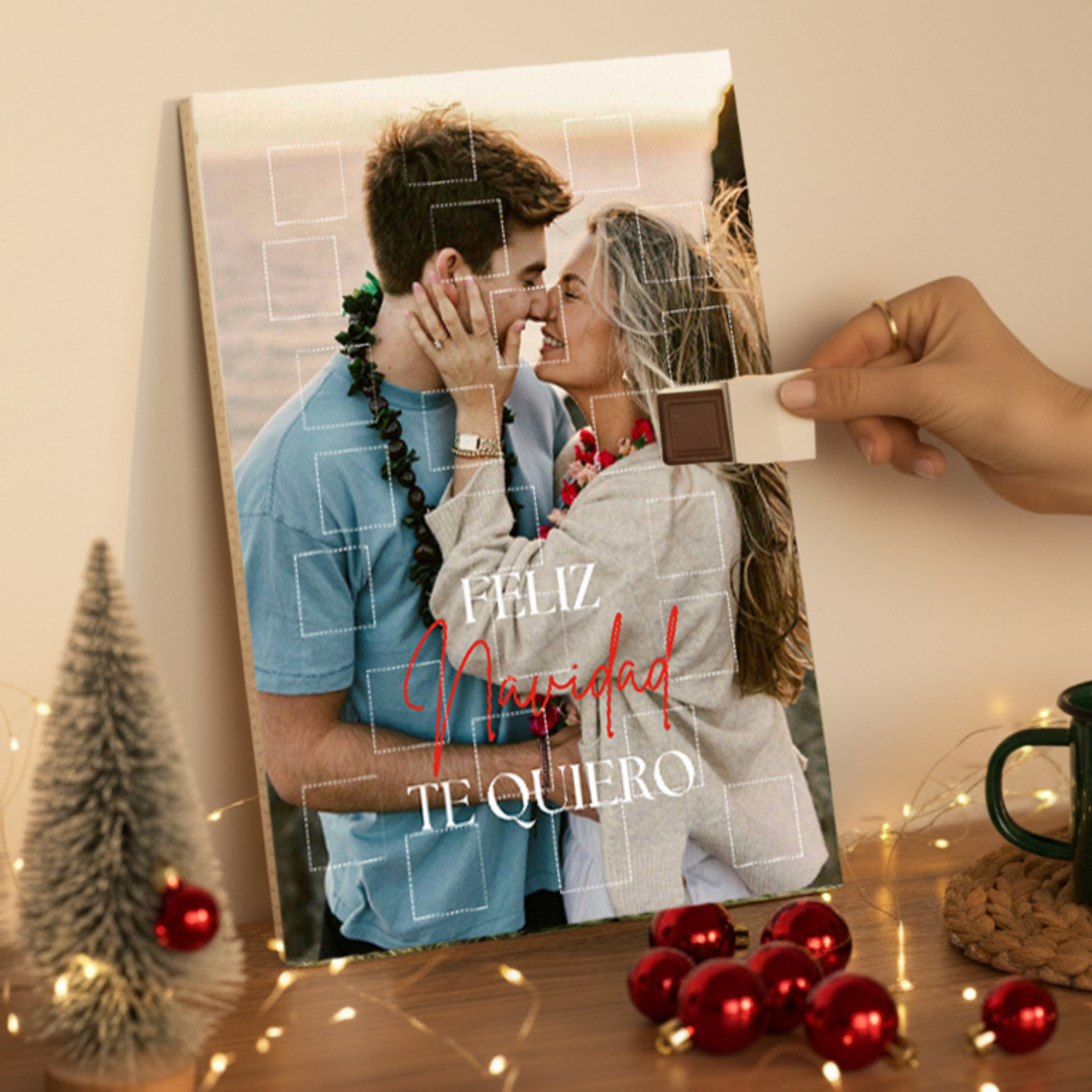 Calendario de adviento con tu foto personalizado