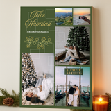 Calendario de adviento cinco fotos personalizado