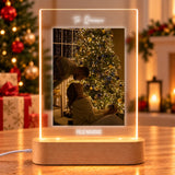 Lámpara Personalizada con Foto y Textos para Navidad