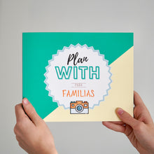 Cargar imagen en el visor de la galería, Pack Placa &quot;TE AMO&quot; con fotos +  Libro Plan With con 50 planes en familia
