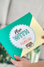Cargar imagen en el visor de la galería, Pack Placa palabra personalizable con fotos +  Libro Plan With con 50 planes en familia
