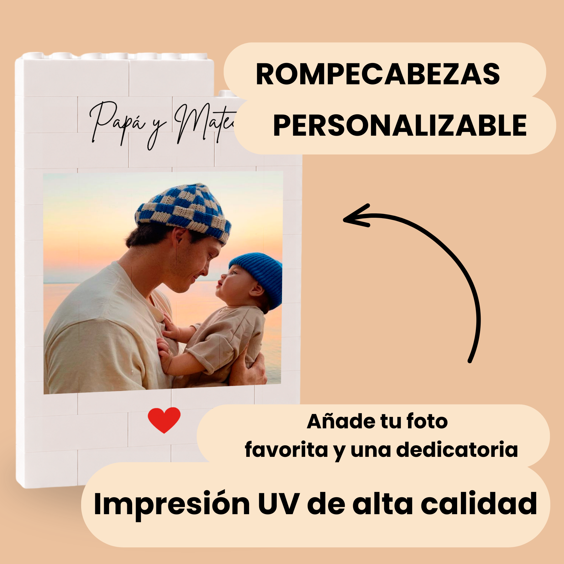 Puzzle Personalizado Papá con Foto